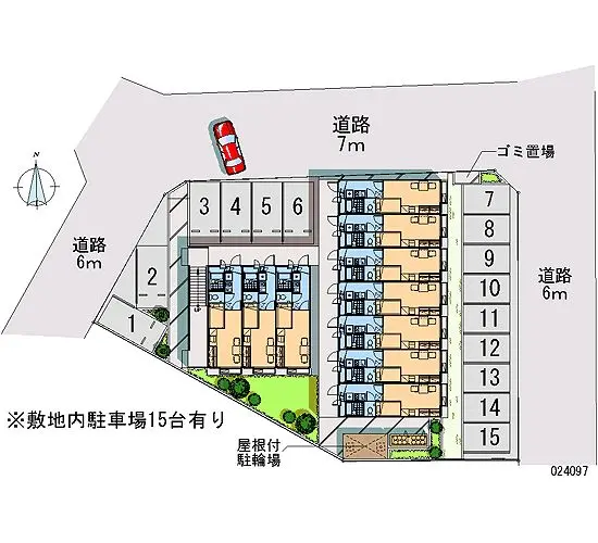 ★手数料０円★知多市清水が丘１丁目　月極駐車場（LP）